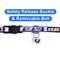 Show in main carousel: Pawtitas Glow in the Dark Nylon Breakaway Cat Collar with Bell, Purple, 7 to 11-in neck, 3/8-in wide slide 4 of 10