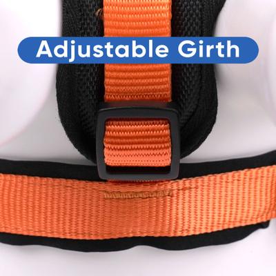 Show full view: Pawtitas Nylon Reflective Back Clip Dog Harness, Orange, Large/X-Large: 27 to 33-in chest slide 7 of 13