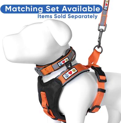 Show full view: Pawtitas Nylon Reflective Back Clip Dog Harness, Orange, Large/X-Large: 27 to 33-in chest slide 8 of 13
