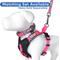 Show in main carousel: Pawtitas Nylon Reflective Back Clip Dog Harness, Pink, Medium/Large: 22 to 28-in chest slide 8 of 13