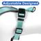 Show in main carousel: Pawtitas Nylon Reflective Back Clip Dog Harness, Teal, Medium/Large: 22 to 28-in chest slide 6 of 13