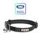 Show in main carousel: Pawtitas Nylon Reflective Breakaway Cat Collar with Bell, Black, 7 to 11-in neck, 3/8-in wide slide 1 of 11