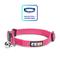 Show in main carousel: Pawtitas Nylon Reflective Breakaway Cat Collar with Bell, Pink, 7 to 11-in neck, 3/8-in wide slide 1 of 11