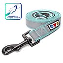 Pawtitas Nylon Reflective Padded Dog Leash, Teal, Medium/Large: 6-ft long, 1-in wide