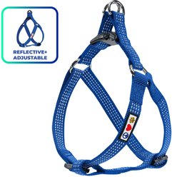 Pawtitas Nylon Reflective Step In Back Clip Dog Harness, Blue, Large: 24 to 33-in chest