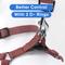 Show in main carousel: Pawtitas Nylon Reflective Step In Back Clip Dog Harness, Marsala Brown, Small: 15 to 22-in chest slide 6 of 11