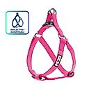 Pawtitas Nylon Reflective Step In Back Clip Dog Harness, Pink, Small: 15 to 22-in chest