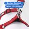Show in main carousel: Pawtitas Nylon Reflective Step In Back Clip Dog Harness, Red, Medium: 20 to 28-in chest slide 6 of 11
