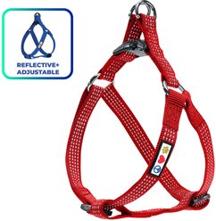 Pawtitas Nylon Reflective Step In Back Clip Dog Harness, Red, Small: 15 to 22-in chest
