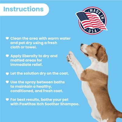 Show full view: Pawtitas Organic Hypoallergenic Itch Soother Dog Moisturizer, 8-fl oz bottle slide 3 of 10