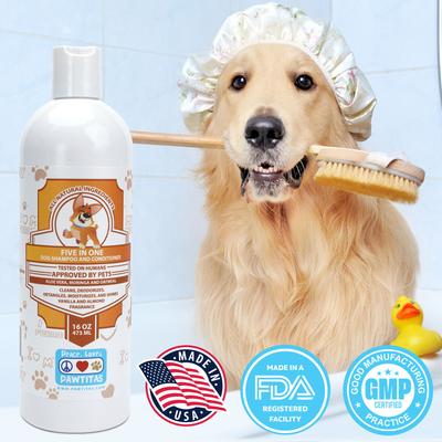 Show full view: Pawtitas Organic Vanilla & Almond Oatmeal Dog Shampoo & Conditioner, 16-fl oz bottle slide 2 of 10