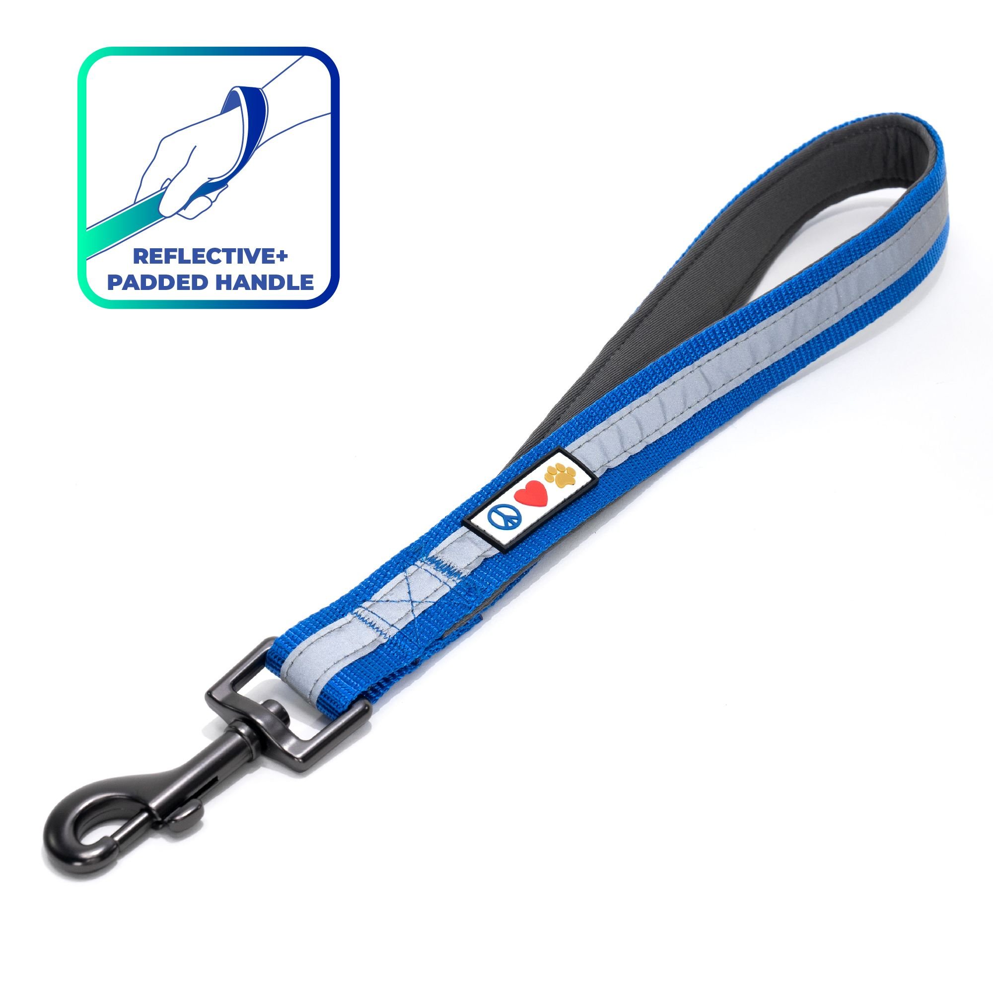 Pawtitas Padded Reflective Short Dog Leash
