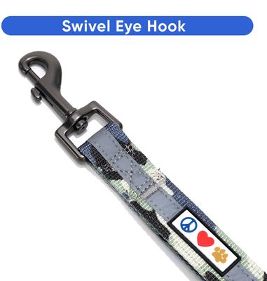 Show full view: Pawtitas Padded Reflective Short Dog Leash, Camouflage Grey, Large slide 5 of 8