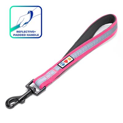 Show full view: Pawtitas Padded Reflective Short Dog Leash, Pink, Large slide 1 of 8