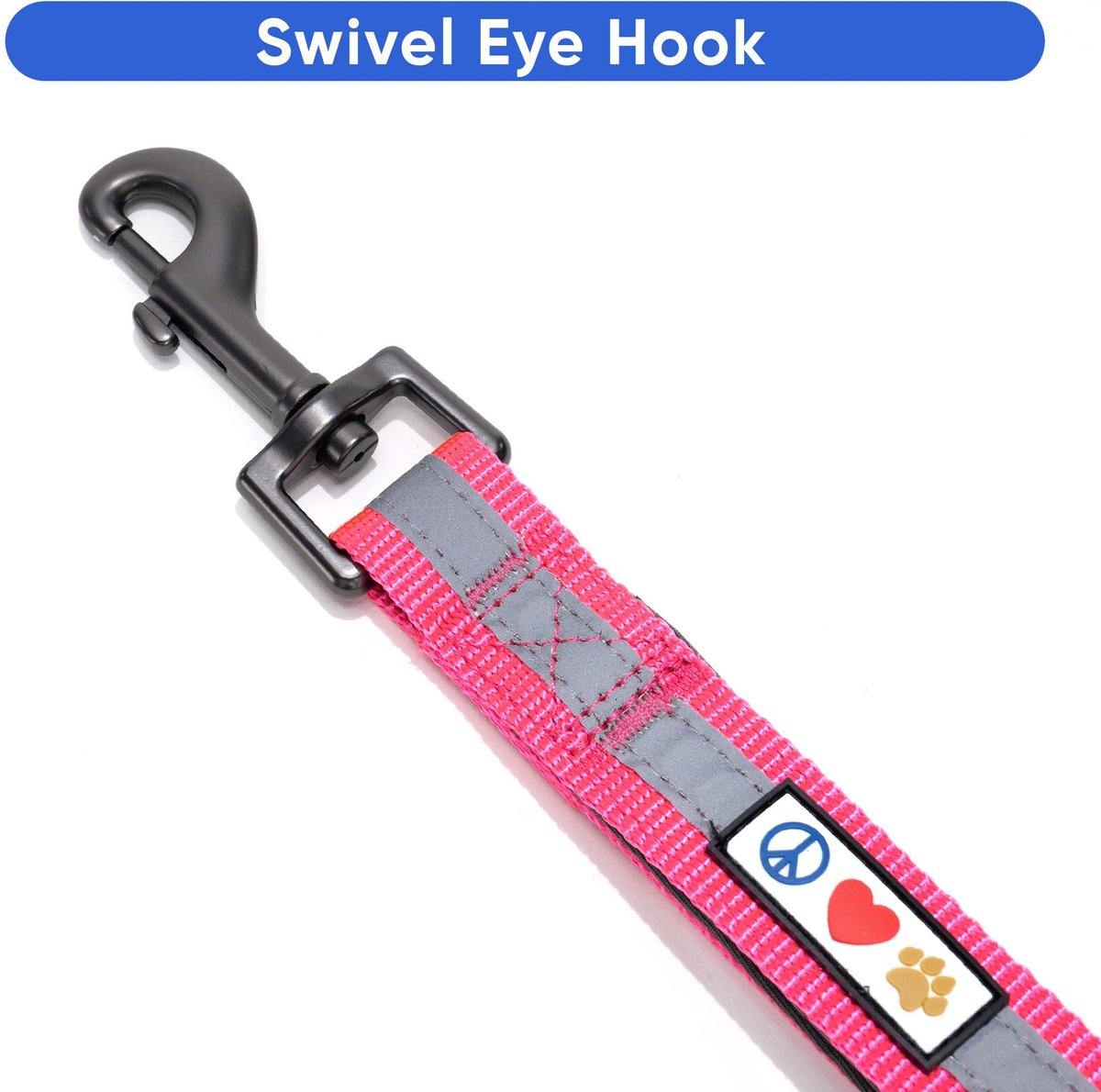 Pawtitas Padded Reflective Short Dog Leash