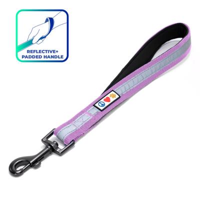 Show full view: Pawtitas Padded Reflective Short Dog Leash, Purple, Large slide 1 of 8