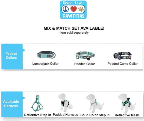 Show full view: Pawtitas Padded Reflective Short Dog Leash, Teal, Large slide 6 of 8