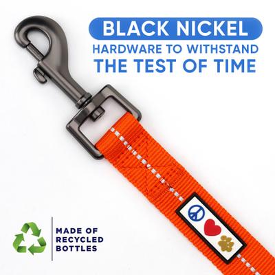 Show full view: Pawtitas Recycled Reflective Dog Leash, Orange, Small slide 6 of 10