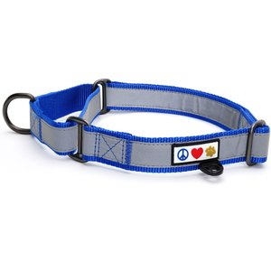 Pawtitas Reflective Martingale Dog Collar, Blue, Small