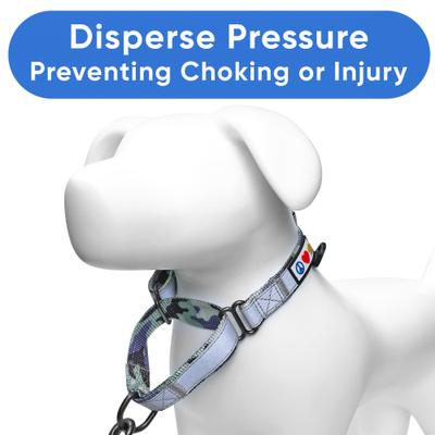 Show full view: Pawtitas Reflective Martingale Dog Collar, Camo Grey, Medium slide 6 of 11