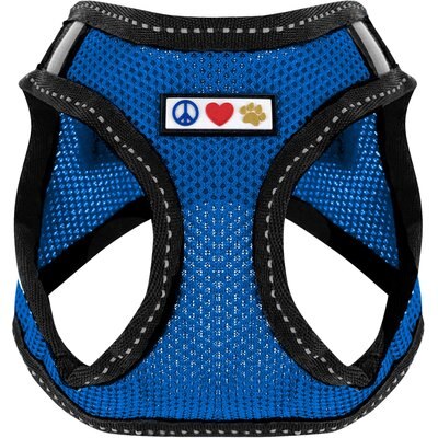 Pawtitas Pawtitas Reflective Mesh Dog Harness, Blue, Small