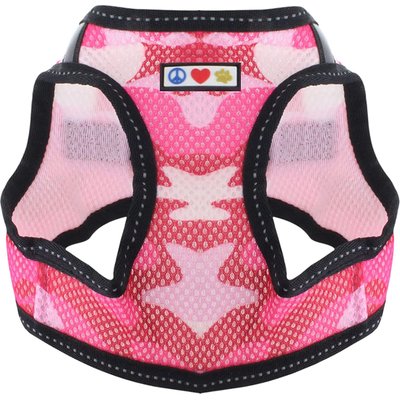 Pawtitas Pawtitas Reflective Mesh Dog Harness, Camouflage Pink, XX-Small