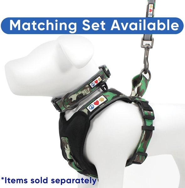 Pawtitas Camouflage Reflective Padded Dog Harness