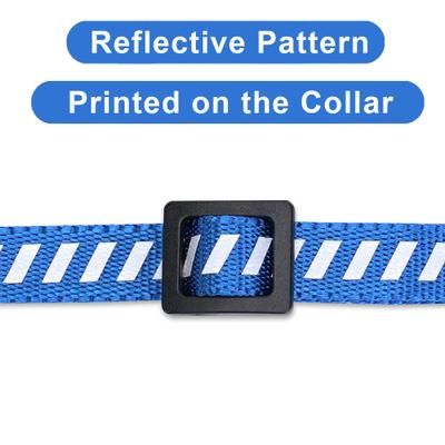 Show full view: Pawtitas Reflective Traffic Cat Collar, Blue, Standard slide 5 of 9