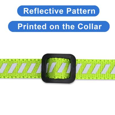Show full view: Pawtitas Reflective Traffic Cat Collar, Green, Standard slide 5 of 9