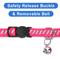 Show in main carousel: Pawtitas Reflective Traffic Cat Collar, Pink, Standard slide 6 of 9