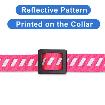 Show full view: Pawtitas Reflective Traffic Cat Collar, Pink, Standard slide 5 of 9