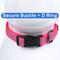 Show in main carousel: Pawtitas Reflective Traffic Dog Collar, Pink, Small slide 4 of 7