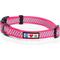 Show in main carousel: Pawtitas Reflective Traffic Dog Collar, Pink, X-Small slide 1 of 8