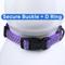 Show in main carousel: Pawtitas Reflective Traffic Dog Collar, Purple, Small slide 5 of 8