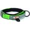 Show in main carousel: Pawtitas Soft Adjustable Reflective Padded Dog Collar, Green, Medium/Large: 14 to 20-in neck, 3/4-in wide slide 1 of 12