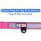 Show in main carousel: Pawtitas Soft Adjustable Reflective Padded Dog Collar, Pink, Small: 11 to 15-in neck, 5/8-in wide slide 7 of 12