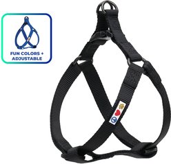 Pawtitas Solid Dog & Cat Harness, Black, Small: 14 to 21-in chest