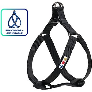 Pawtitas Solid Dog & Cat Harness, Black, Small