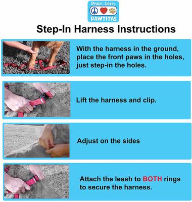 Show full view: Pawtitas Solid Dog & Cat Harness, Brown, X-Small slide 7 of 9