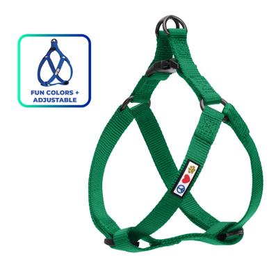 Show full view: Pawtitas Solid Dog & Cat Harness, Green Dark, Small slide 1 of 9