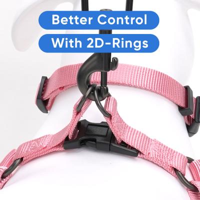 Show full view: Pawtitas Solid Dog & Cat Harness, Millenial Pink, X-Small slide 6 of 10