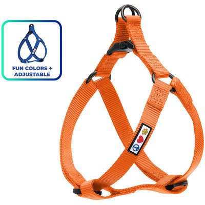 Pawtitas Pawtitas Solid Dog & Cat Harness, Orange, X-Small: 10 to 15-in chest