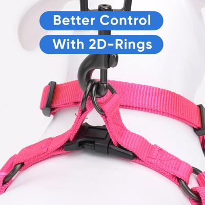 Show full view: Pawtitas Solid Dog & Cat Harness, Pink, X-Small slide 5 of 9