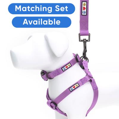 Show full view: Pawtitas Solid Dog & Cat Harness, Purple Orchid, X-Small slide 6 of 9