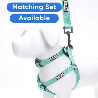 Show full view: Pawtitas Solid Dog & Cat Harness, Teal, Medium slide 6 of 9