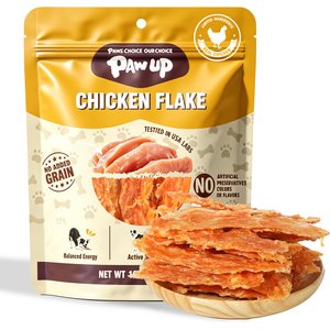 Pawup Chicken Flake Grain-Free Jerky Dog Treats, 10.6-oz bag