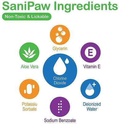 Show full view: Pawz SaniPaw Sanitizing Dog & Cat Spray, 8-fl oz bottle slide 6 of 6
