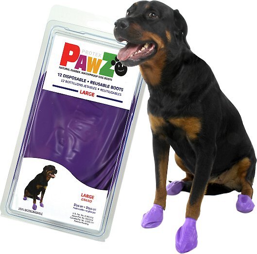 Pawz Waterproof Dog Boots, 12 count