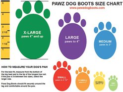 Pawz Waterproof Dog Boots, Black, Large, 12 count slide 2 of 7
