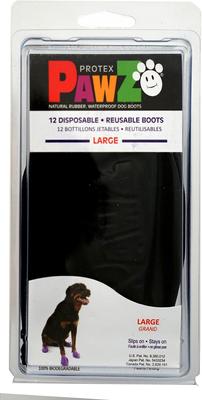 Show full view: Pawz Waterproof Dog Boots, Black, Large, 12 count slide 6 of 10